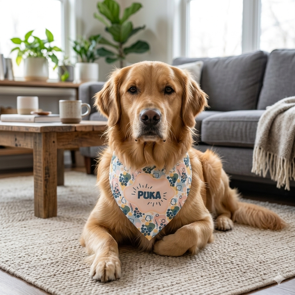 Coleira com Lenço Bandana