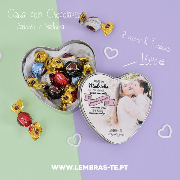 Presentes personalizados para os padrinhos