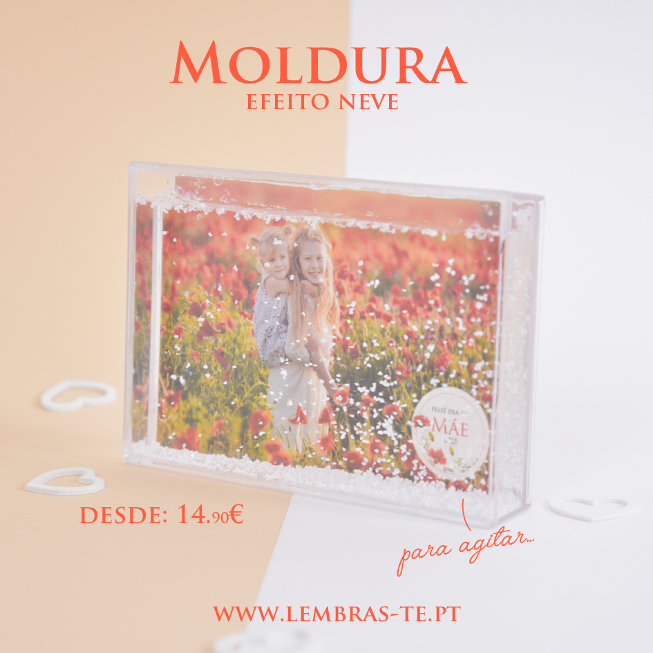 Moldura 10x15 Neve